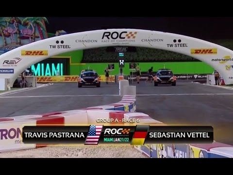 2017 ROC Miami | Race of Champions - Sebastian Vettel vs Travis Pastrana in the RX SuperCar Lite