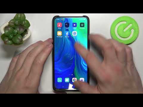 How to Disable App Menu in Oppo Reno 10X Zoom - Enable App Drawer