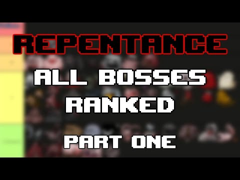 Ranking Every Binding of Isaac: Repentance Boss By Difficulty (Part 1)