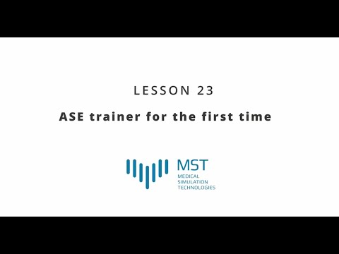 MST Masterclass - Lesson 23 - ASE trainer for the first time