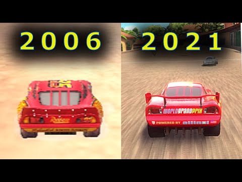 Lightning McQueen (CARS) Evolution in Games