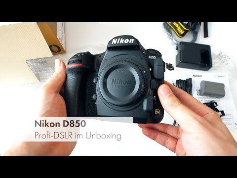 Nikon D850 | Profi-DSLR-Kamera mit 45 Megapixeln im Unboxing [Deutsch]