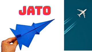 Como fazer um Avião de Papel a Jato com papel de artesanato. 