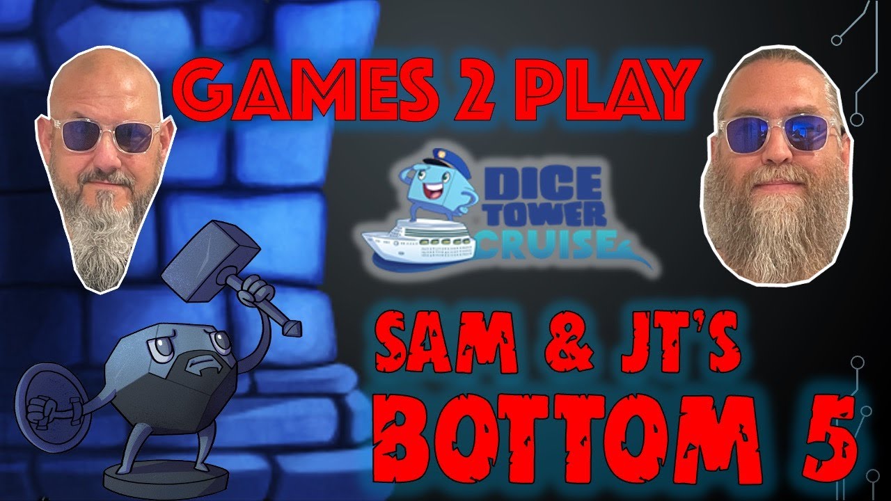 Sam & JT's Bottom 5 Games We Want to Play on the DT Cruise