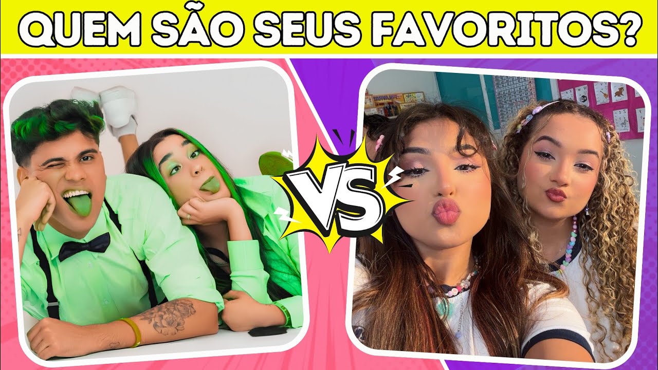 🙅‍♂️🤦‍♀️EMILLY VICK OU KYSHA - TESTE DOS YOUTUBERS - ADIVINHE QUEM SÃO ESSAS PESSOAS - #01