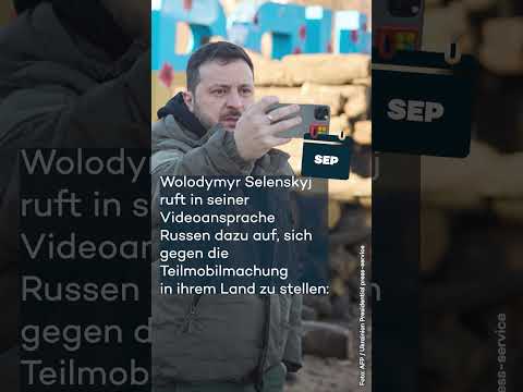 Top 10 Zitate 2022 - Platz 3 Wolodymyr Selenskyj