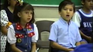 Singing in Spanish Sergio 1st grade