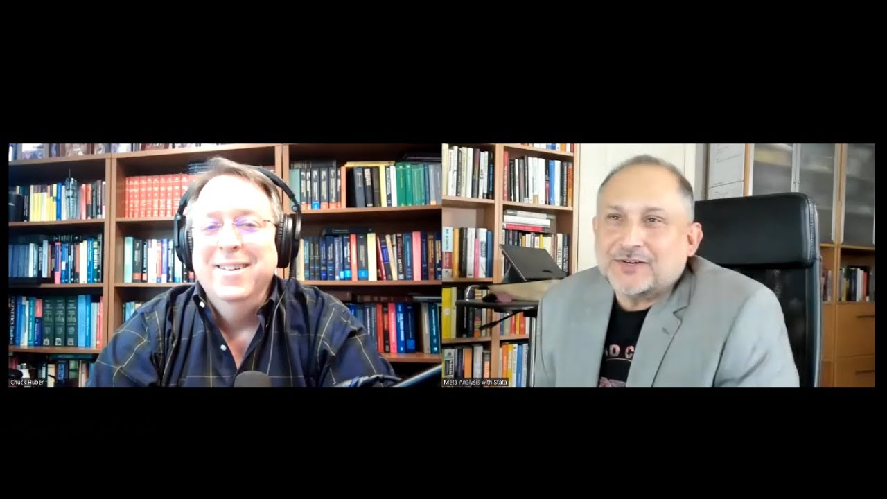 Meta Analysis with Stata. A webinar by Dr. Chuck Huber from Stata Corp.