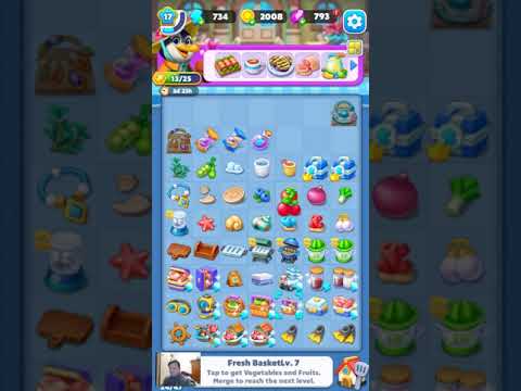 Merge Ocean - Story & Cooking Ep15: Level 17 Walkthrough