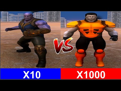 thanos Vs 1000 colossus (1 vs 1) - Ultimate Epic Battle Simulator