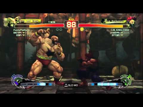 SSF4 AE Ver.2012 - FuzzyPlatform (Zangief) VS TheAmazingCJB (Akuma)