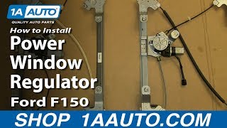 How To Replace Rear Power Window Regulator 04-08 Ford F-150