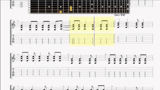 Ataris The   Giving Up On Love GUITAR 1 TABLATURE
