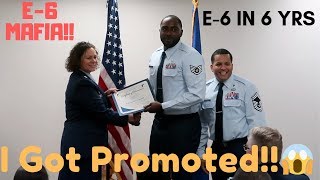 Air Force Promotion | E-6 in 6 YEARS!