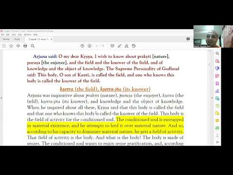 Session 68 Bhagavadgita HG Sakshi Achyuta Prj Bhakti Shastri Gachibowli Satsang 22 Apr 24