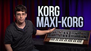 Video thumbnail for Korg Maxi-Korg 800DV | The Best Mono-Synth of the '70s? by Alamo Music Sound Lab