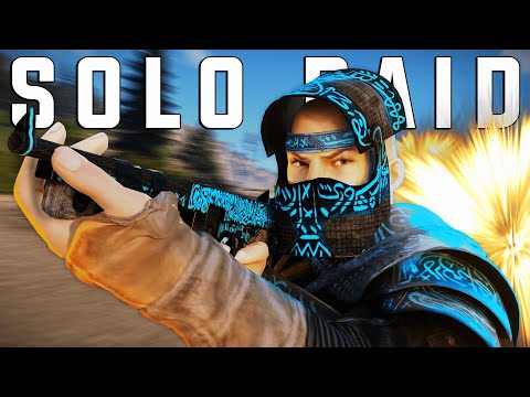 RUST SOLO - SOLO RAIDING the MOST CONFUSING BASE for JACKPOT COMPONENTS! - Rust Solo Survival #2
