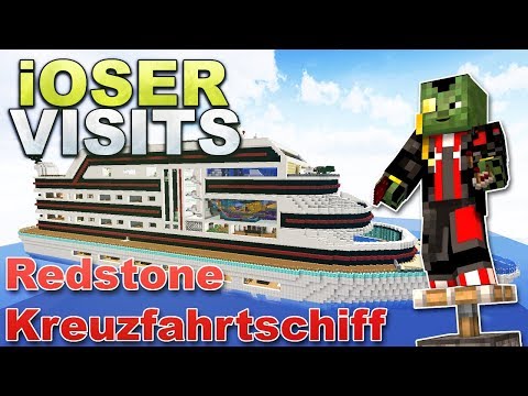 iOser Visits: Redstone Kreuzfahrtschiff mit TheJoCraft - Teil 1