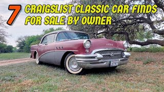 Exploring Craigslist Gems | 7 CRAIGSLIST CLASSIC CAR FINDS FOR SALE BY OWNER!