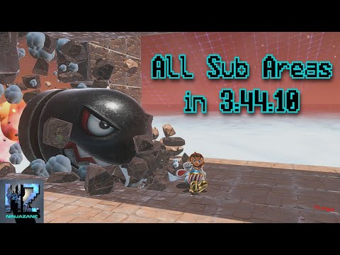 Super Mario Odyssey All Sub Areas in 3:44:10