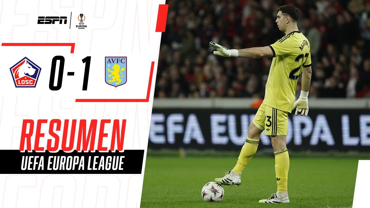 DIBU RESPONDIÓ A LOS SILBIDOS FRANCESES CON TRIUNFO Y VALLA INVICTA | Lille 0-1 A. Villa | RESUMEN