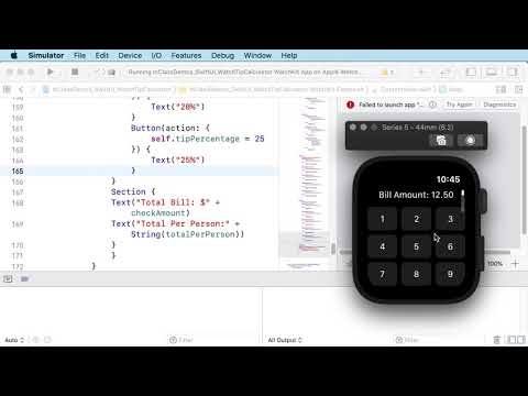 IMS 351: SwiftUI on Apple Watch   Tip Calculator, pt 2