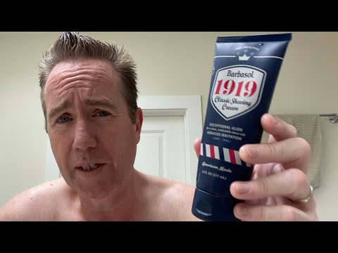 Can You Lather with a Non-Lathering Shaving Cream? Barbasol 1919
