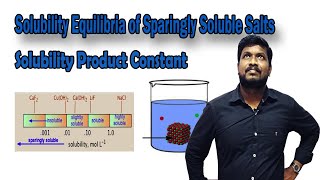 22.Solubility equilibria of sparingly soluble salts |  Solubility product constant |Class11Chemistry