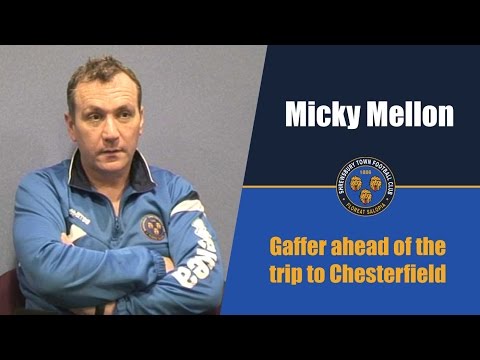 INTERVIEW | Micky Mellon pre Chesterfield (A) - Town TV