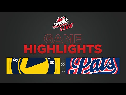 WHL Highlights: Blades (6) at Pats (1) - December 17, 2022