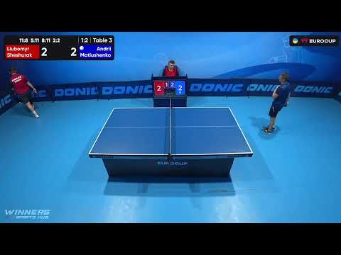 13:15 Liubomyr Sheshurak - Andrii Matiushenko 14.09.2023 TT Euro.Cup Ukraine Star. Table 3