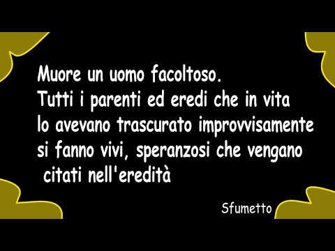 barzelletta divertente dell'eredità