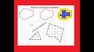 How to find the areas of irregular shapes (including Pick