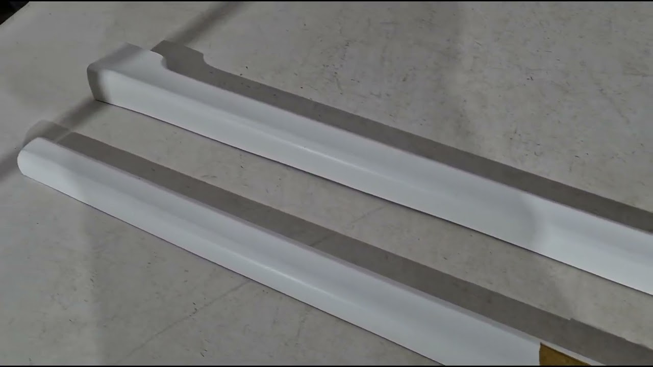 Mercedes Vito/V-class W447 2014- рр. Бокові пороги Avantgarde (2 шт, під фарбування) Video 1