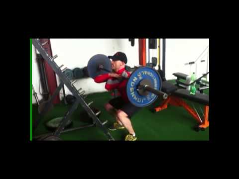 Beintraining/Frontkniebeuge Vorbereitung auf die Deutsche Meisterschaft der GNBF 2013