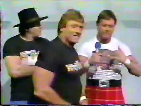 Paul Orndorff Roddy Piper Bob Orton WrestleMania Promo - 3/16/1985 - WWF