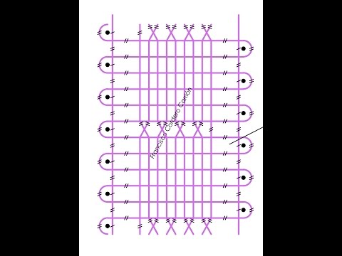 042 Encaje de Hinojosa - Punto Cadeneta Cruzada - Recto