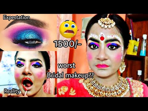 I WENT TO THE WORST REVIEWED "BRIDAL" MAKEUP ARTIST IN INDIA KOLKATA | *GONE WRONG*
