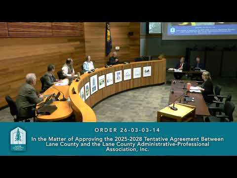 Board of Commissioners Morning Meeting: March 3, 2026