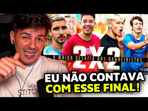VITOR LO e PATRICK VS CAIO LO e TULINHO VALENDO APOSTA! - DESAFIO 2x2 - wardi REACT!