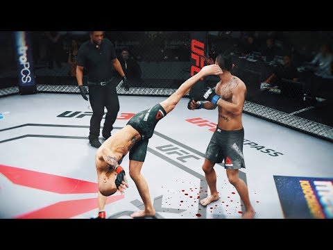 ТЕХНИЧНО УБИВАЮ МИРОВОЙ ТОП 10 RANKED UFC 3