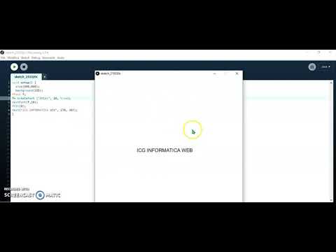 Processing -  Scrivere un testo - (5° parte)