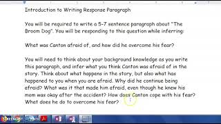 Scholastic Scope Writing Activity - Introduction
