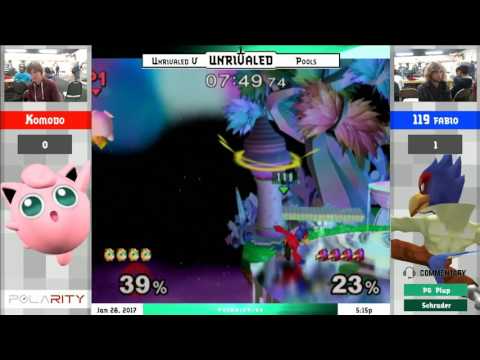 Unrivaled 5 Melee - Komodo (Puff) vs Fabio (Falco) - Pools