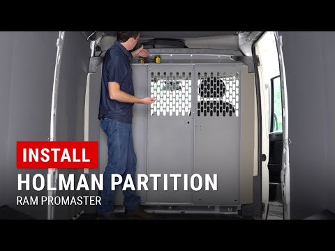 Installing Holman Partition in our RAM ProMaster