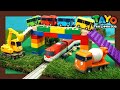 Lerne Farben Und Die London Bridge Fällt Herunter L Schweres Fahrzeug Lego Play L Tayo Deutsch