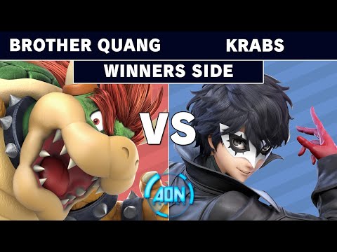 AON Smash Ultimate #044 - 3MTC | Brother Quang (Bowser) Vs Krabs (Joker) Winners Round 2