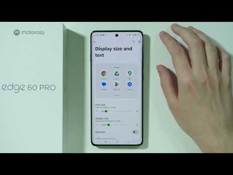 Motorola Edge 60 Pro: How to Turn ON/OFF High Contrast Text