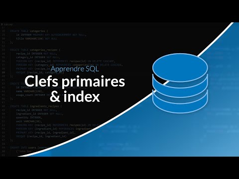 Apprendre et maitriser SQL Clés primaires et index