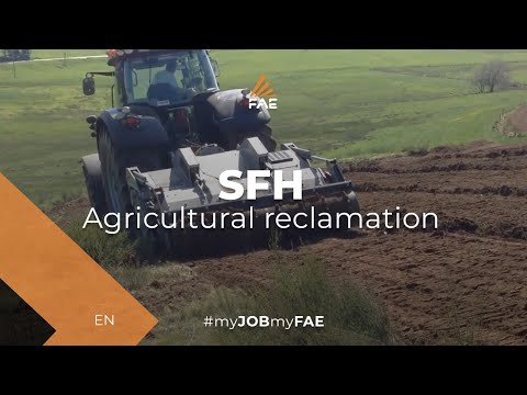 FAE SFH 225 - Triturador de pedra multitarefa e perfilhos florestais, tomada de força para limpeza de terreno